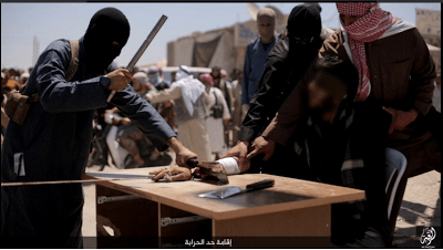 Image result for isis cuts off hands